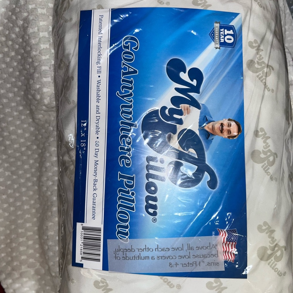 Brand New Sealed The Multi-Use MyPillow Go Anywhere Pillow and Pillowcase